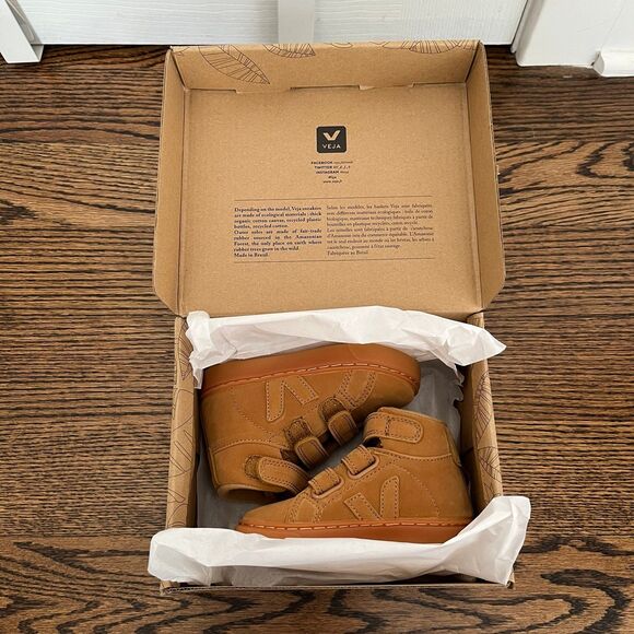 NIB - Veja Kids Small Esplar Velcro Leather Sneaker (US 6.5) - Picture 9 of 10